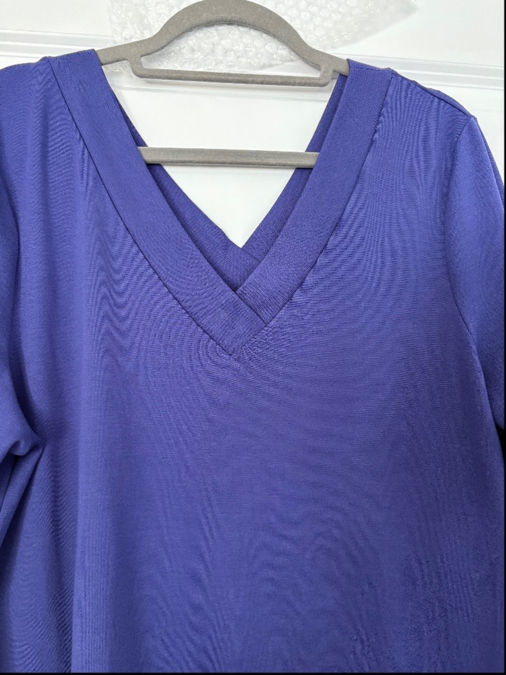 NEW Halogen Purpley Blue V-Neck Tunic